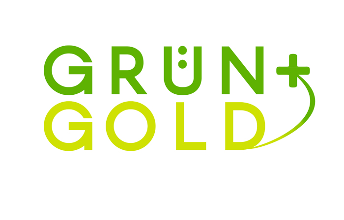 Grün + Gold Logo